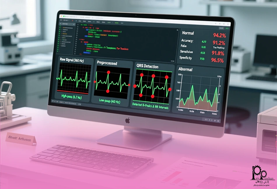 نمونه پروژه پردازش سیگنال‌های پزشکی با MATLAB